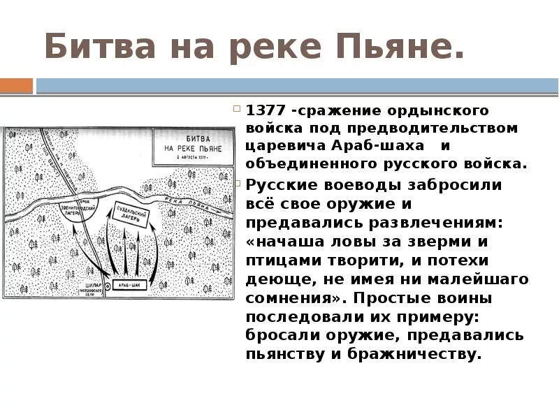 Битва на р пьяне и р воже. Битва на реке пьяна 1377. битва на реке пьяна 1377 на карте. битва на реке пьяна карта.