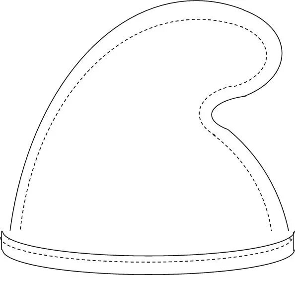 Шапка деда мороза шаблон для вырезания Download Gratis Topi santa claus, Topi santa claus png PNGEgg