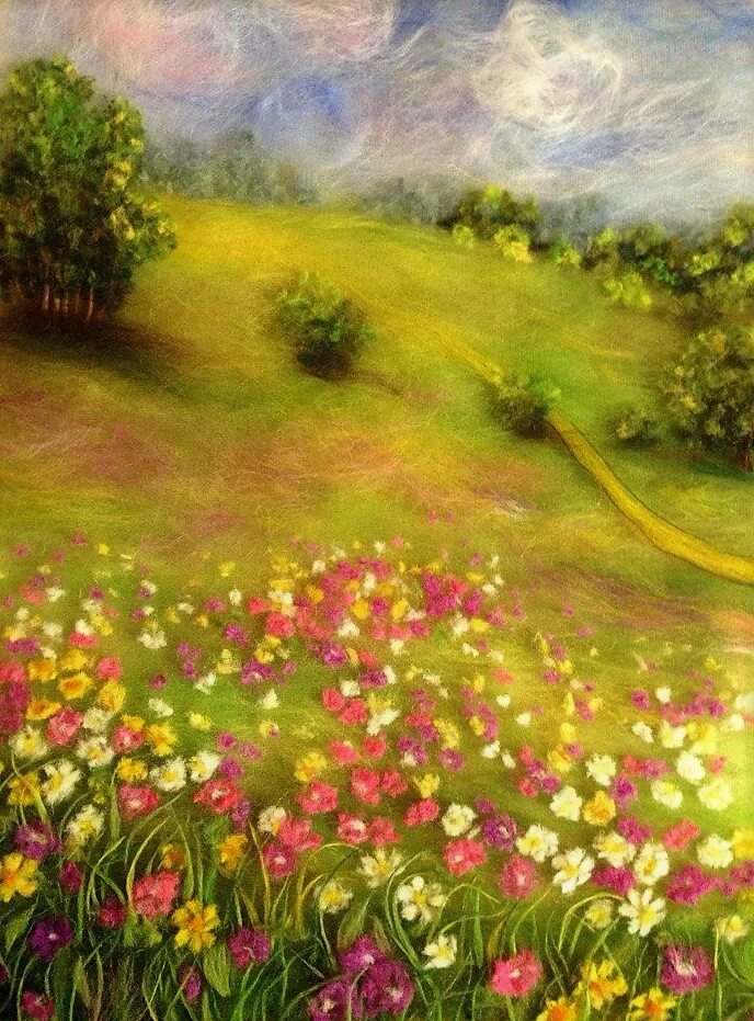 Шерстяная живопись. Картины из шерсти. Картины из шерсти. Живопись шерстью. Живопись шерстью пейзаж.
