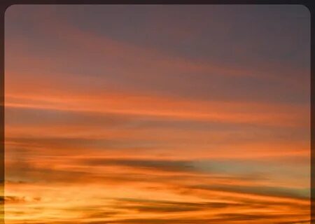 Orange sky