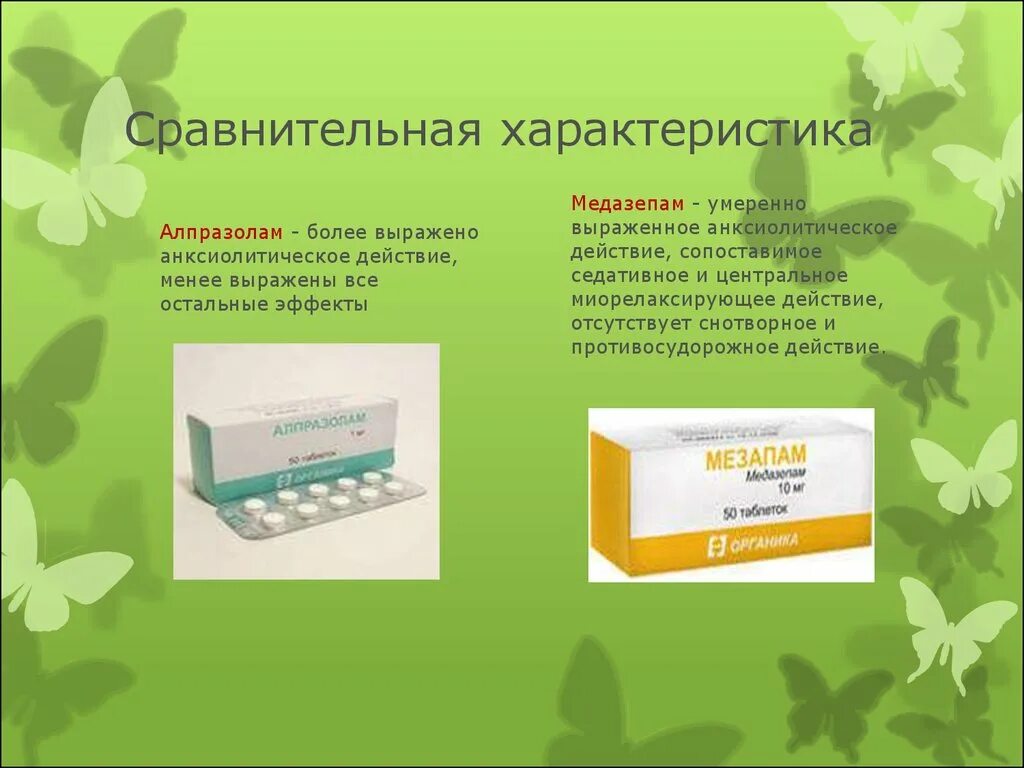 Алпразолам синдром отмены