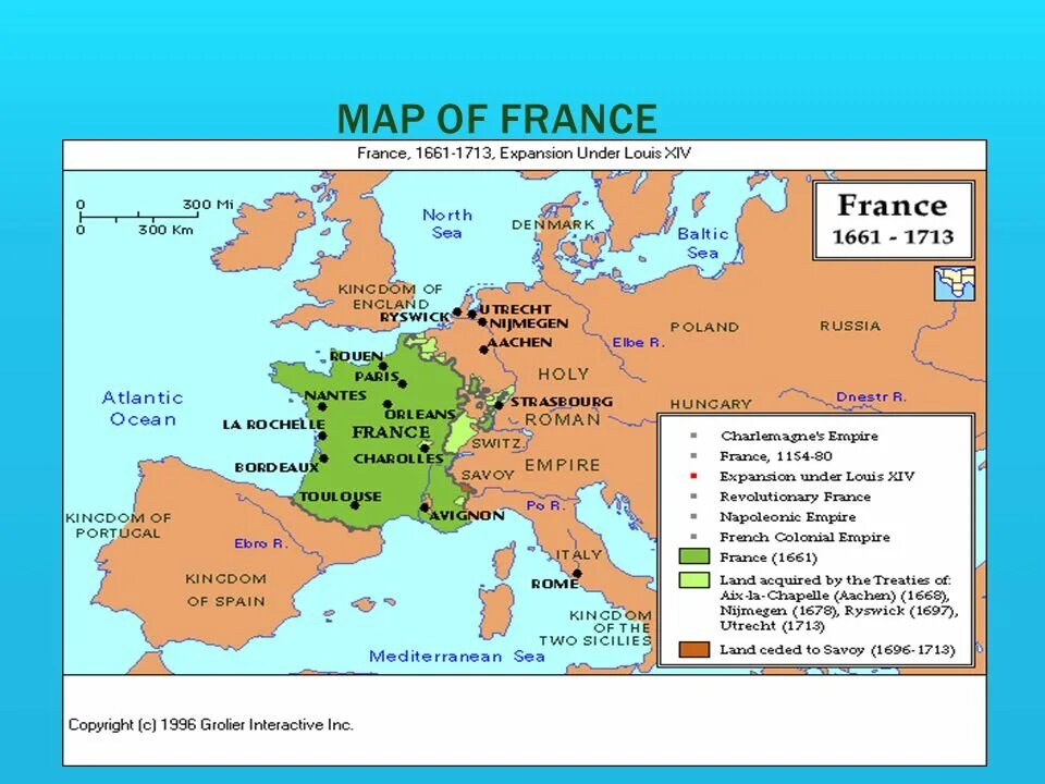14 карт 18. Людовик 14 карта Франции. Территория Франции при Людовике 14.