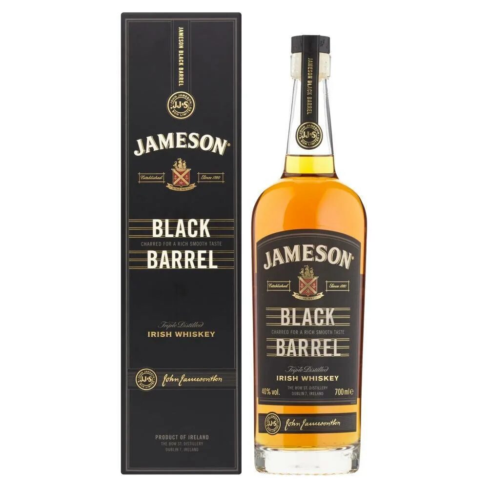 Виски джемисон Блэк баррель 0.7. Виски Джемесон Блэк Баррел Селект резерв. Jameson Black Barrel 0.7. Ирландский виски Jameson Black Barrel.
