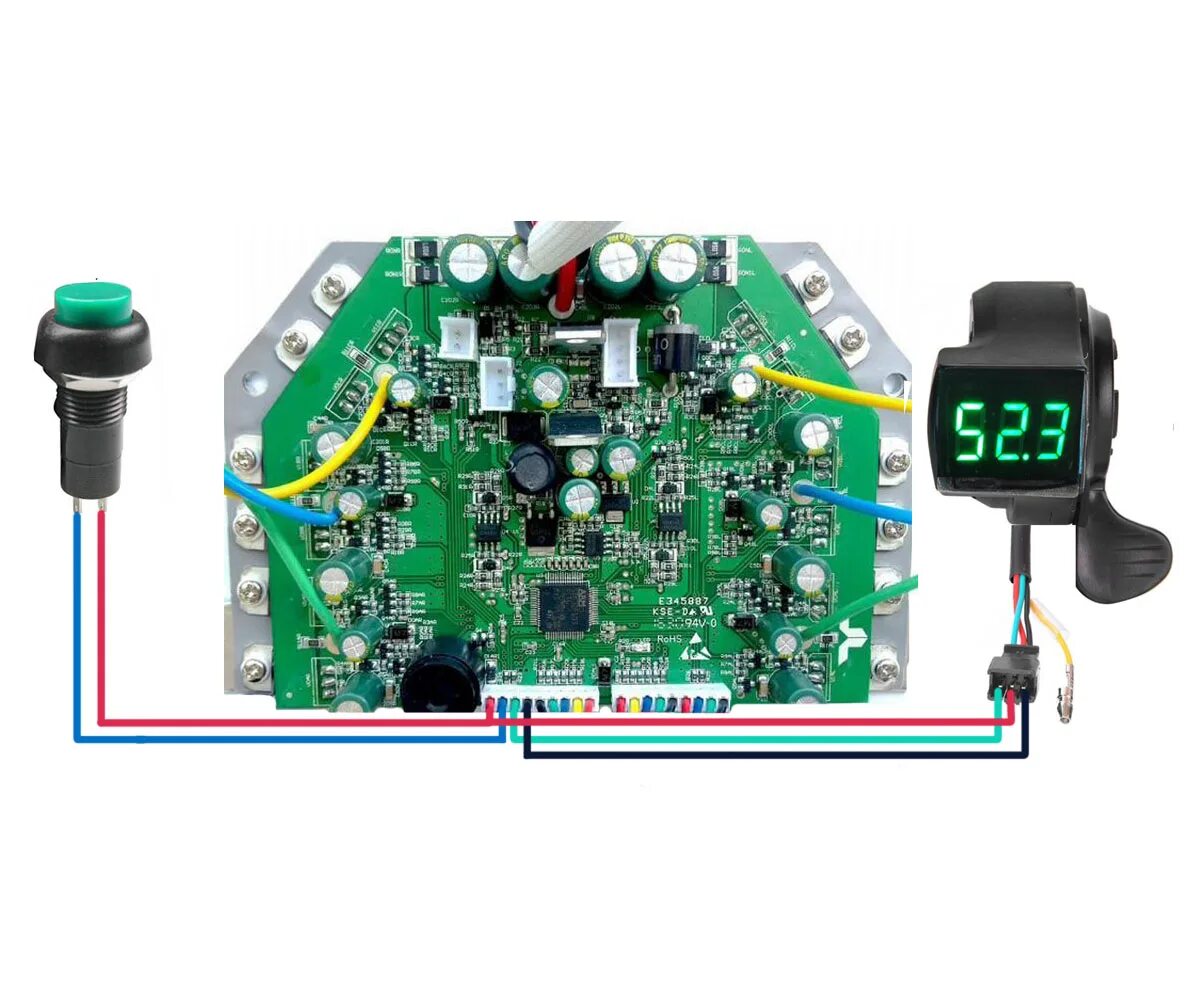 Подключение мотора к контроллеру 5 класс технология. Прошивка гироскутера под ручку газа. Плата гироскутера HSC bt01e. Контроллер гироскутера к ручке газа. Ручка газа на гироскутер.