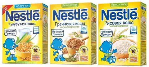 Каши первый прикорм с 6