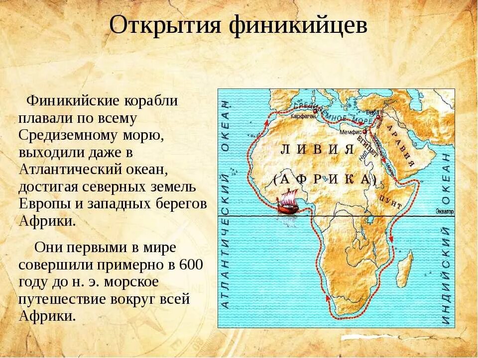 Первое путешествие вокруг. Первое путешествие финикийцев вокруг Африки. Плавание финикийцев вокруг Африки маршрут. Маршрут путешествия финикийцев вокруг Африки. Путешествие финикийцев вокруг Афр ки 5 класс.