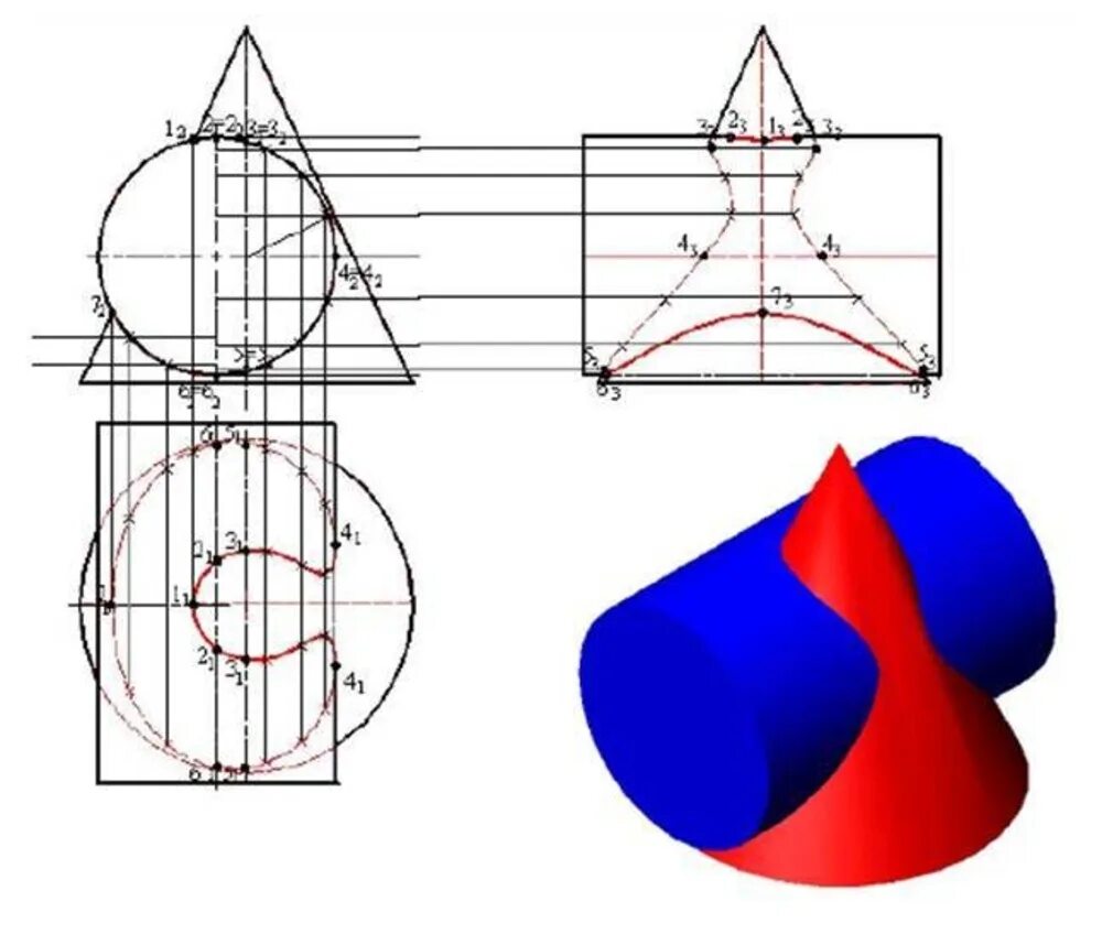 Линия пересечения поверхности вращения. Пересечение поверхности плоскостью Начертательная геометрия. Эпюр 3 Начертательная геометрия конус. Пересечение поверхностей вращения Начертательная геометрия. Линии пересечения поверхностей Начертательная геометрия.