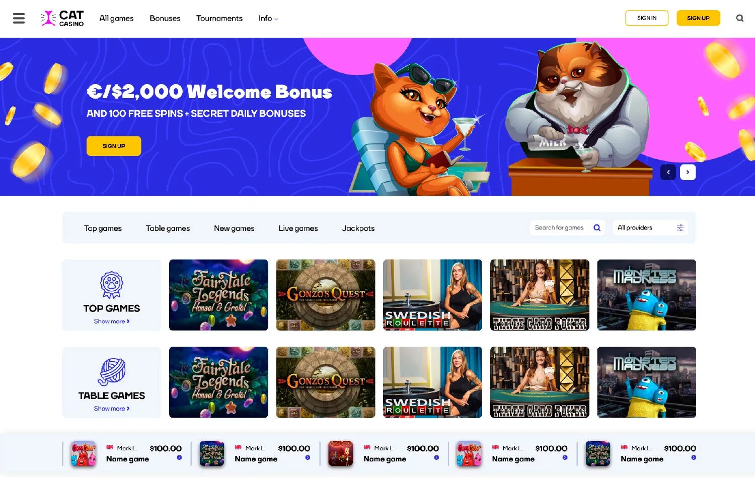 Cat casino не выводят деньги