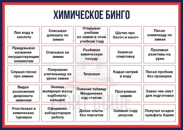 Как играть в игру бинго. Бинго химия. бинго правила. бинго егэ. бинго аватария.