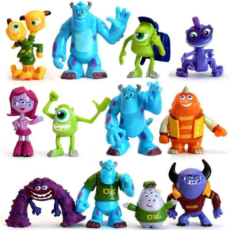 Университет монстров - игрушки - Monsters University - Toys. Фигурки университет монстров. Фигурки Disney Pixar Корпорация монстров. Набор фигурок университет монстров. Покажи игрушки монстров