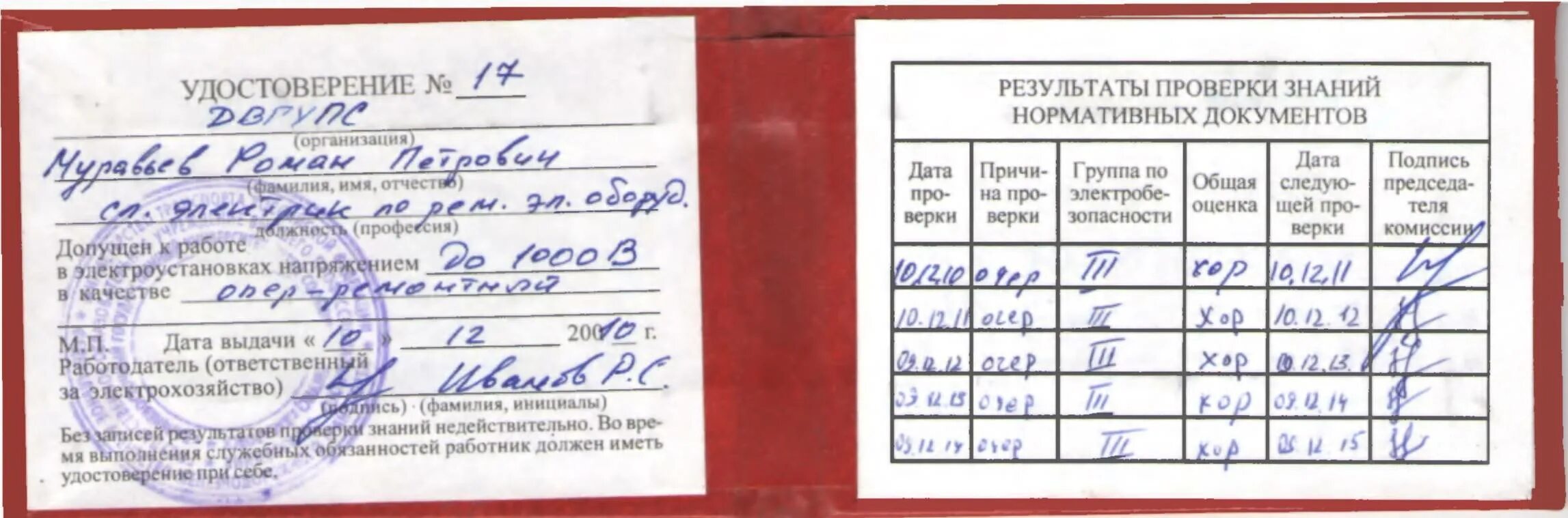 Нужно получить допуск. Допуск электрика 4 группы электробезопасности. Допуск 3 разряд электробезопасности.