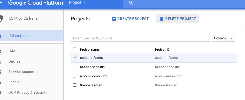 Google cloud Console. Как в listta удалить проекты. Как удалить приложение google console