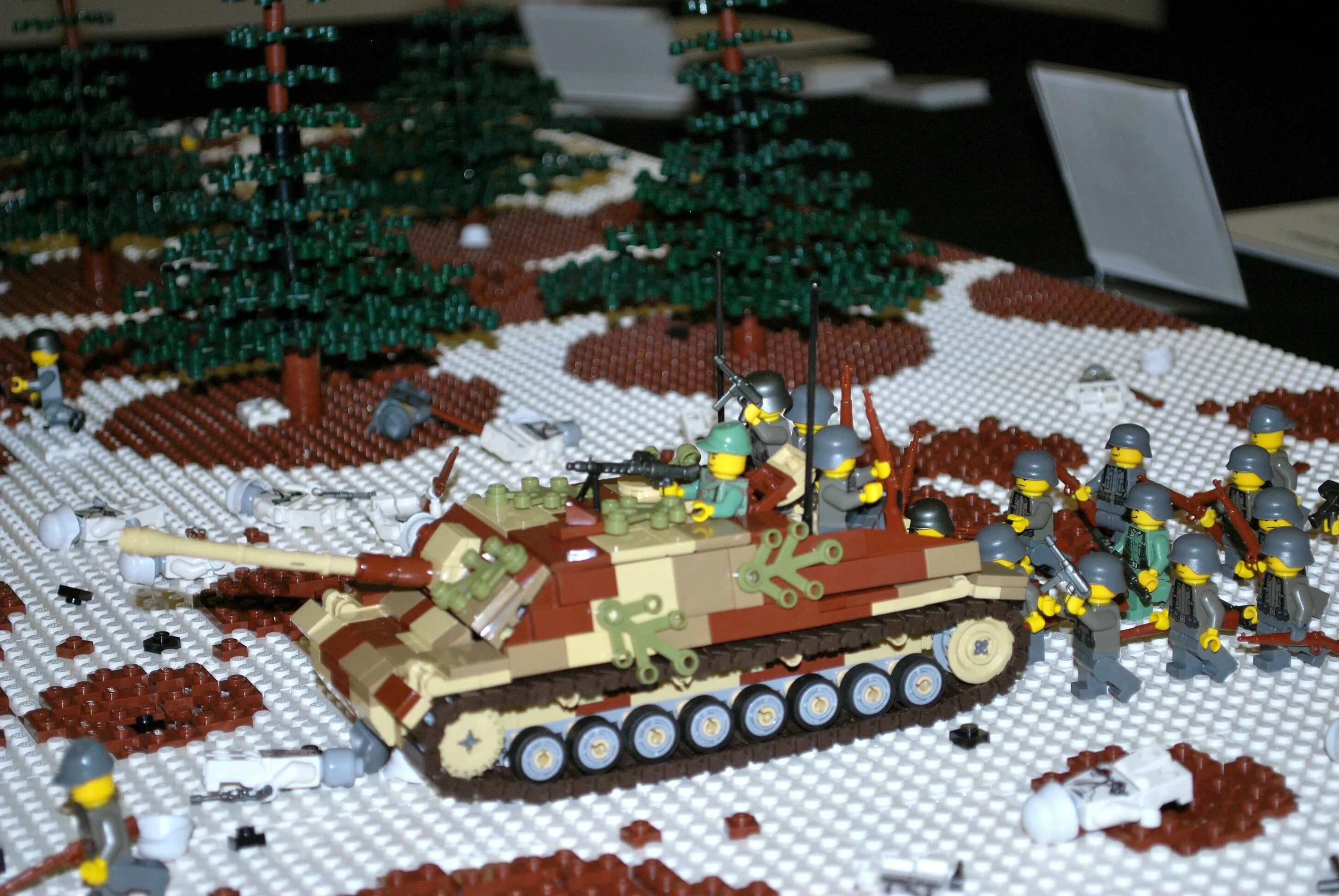 LEGO ww2 диорамы