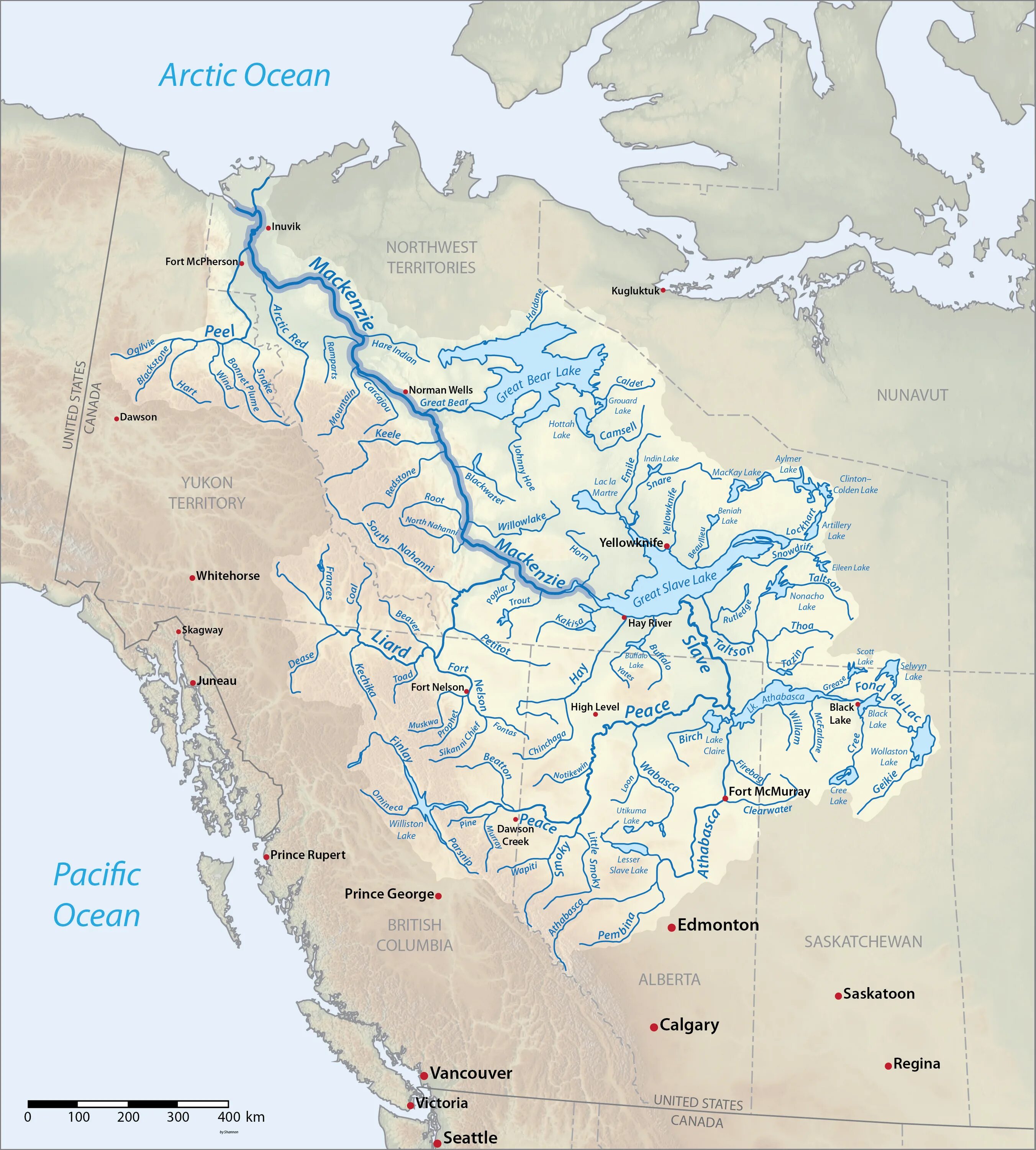 В какой океан впадает юкон. Река Маккензи на карте Северной Америки. Бассейн реки Маккензи. Бассейн реки Маккензи на контурной карте. Река Маккензи на карте Канады.