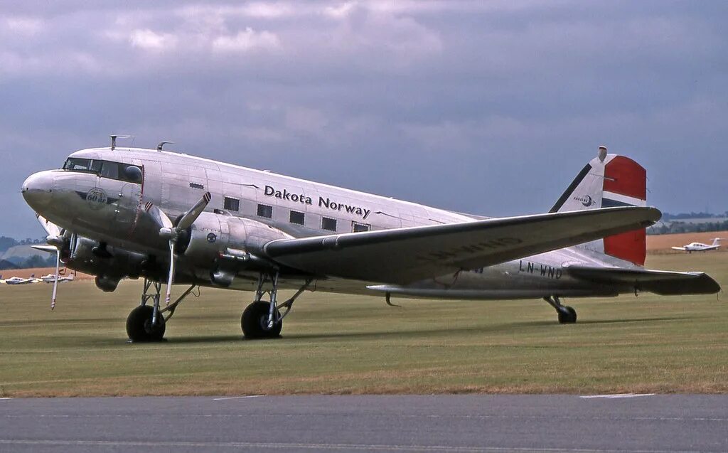 Douglas C-47B Skytrain (DC-3) aircraft picture. Still with faded CSIRO logo on r