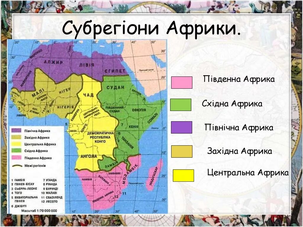 Границы тропической Африки. Субрегионы Африки 11 класс. Тропическая Африка на карте. Субрегионы Африки на карте.