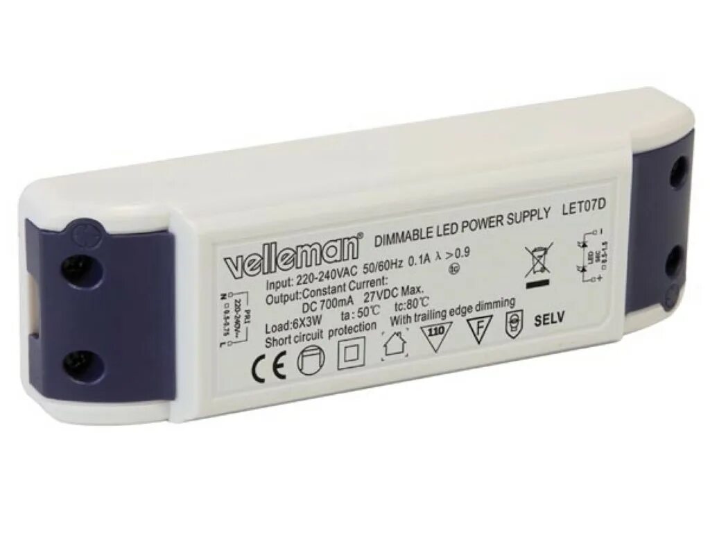 Диммируемые led. Led power supply elp060c0700lx подбор лед ламп. трансформатор led power supply 200-240vac, 50/60hz max. 1.25a max. 15w. led driver 700ma. led power supply 700ma 28-42vdc.