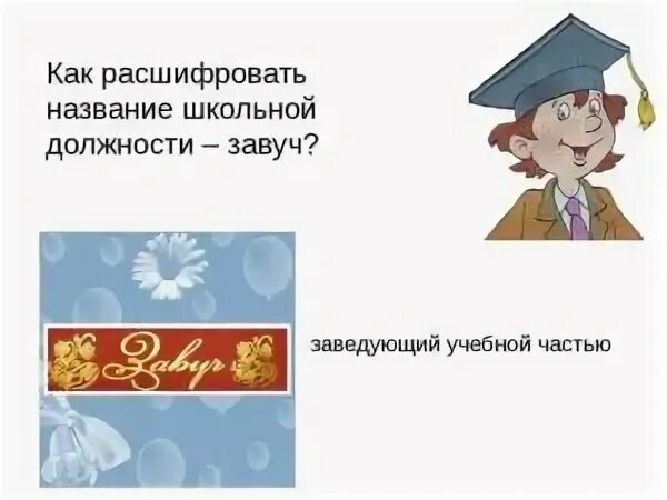 Как расшифровывается завуч. Завуч как расшифровывается. как расшифровывается учитель. как расшифровывается школа. завуч школы расшифровка.