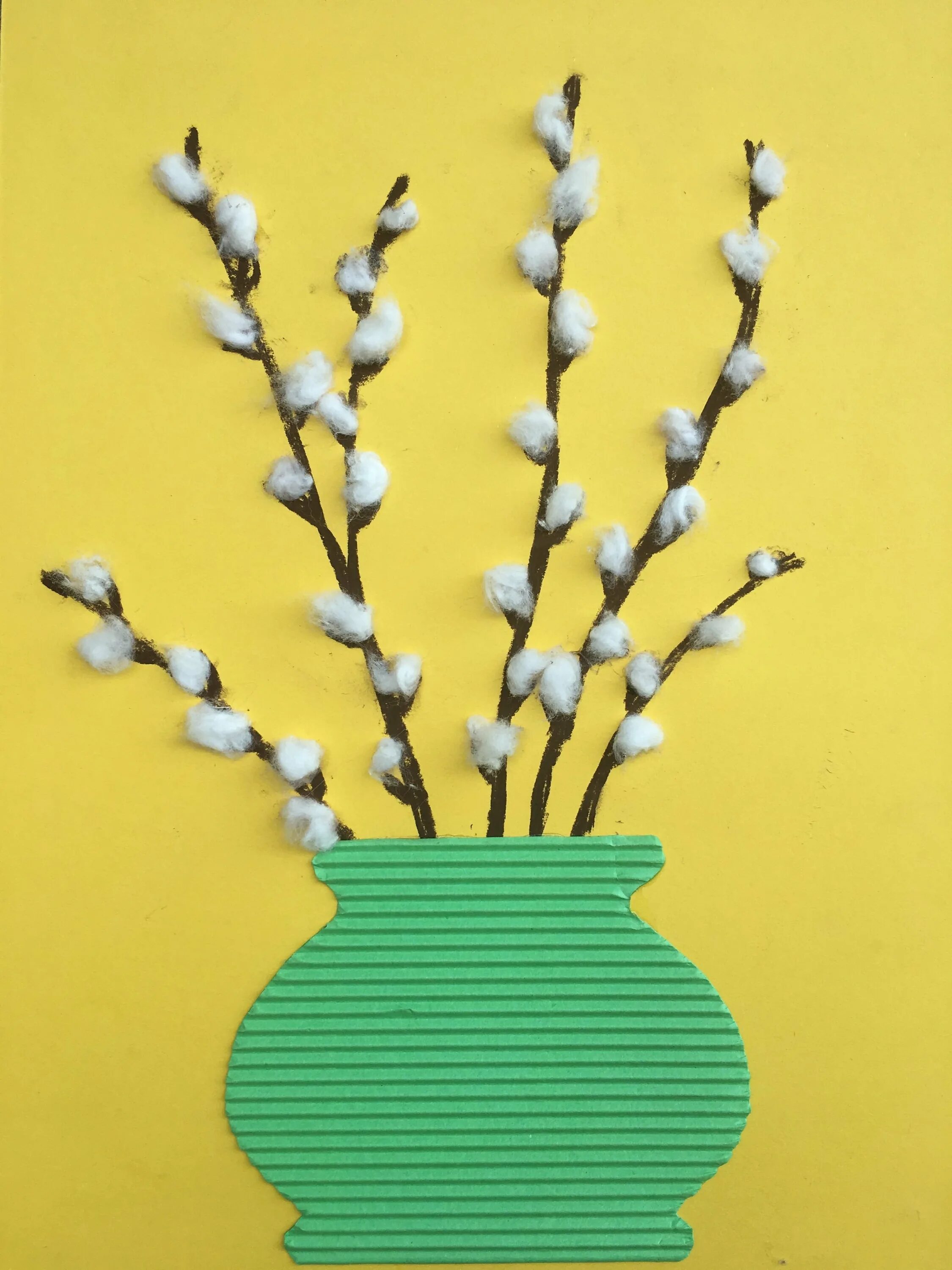 Поделки на апрель. Аппликации вербы веточка вербы. аппликация верба из ватных палочек. ветка вербы аппликация колдина. поделки из бумаги к вербному воскресенью.