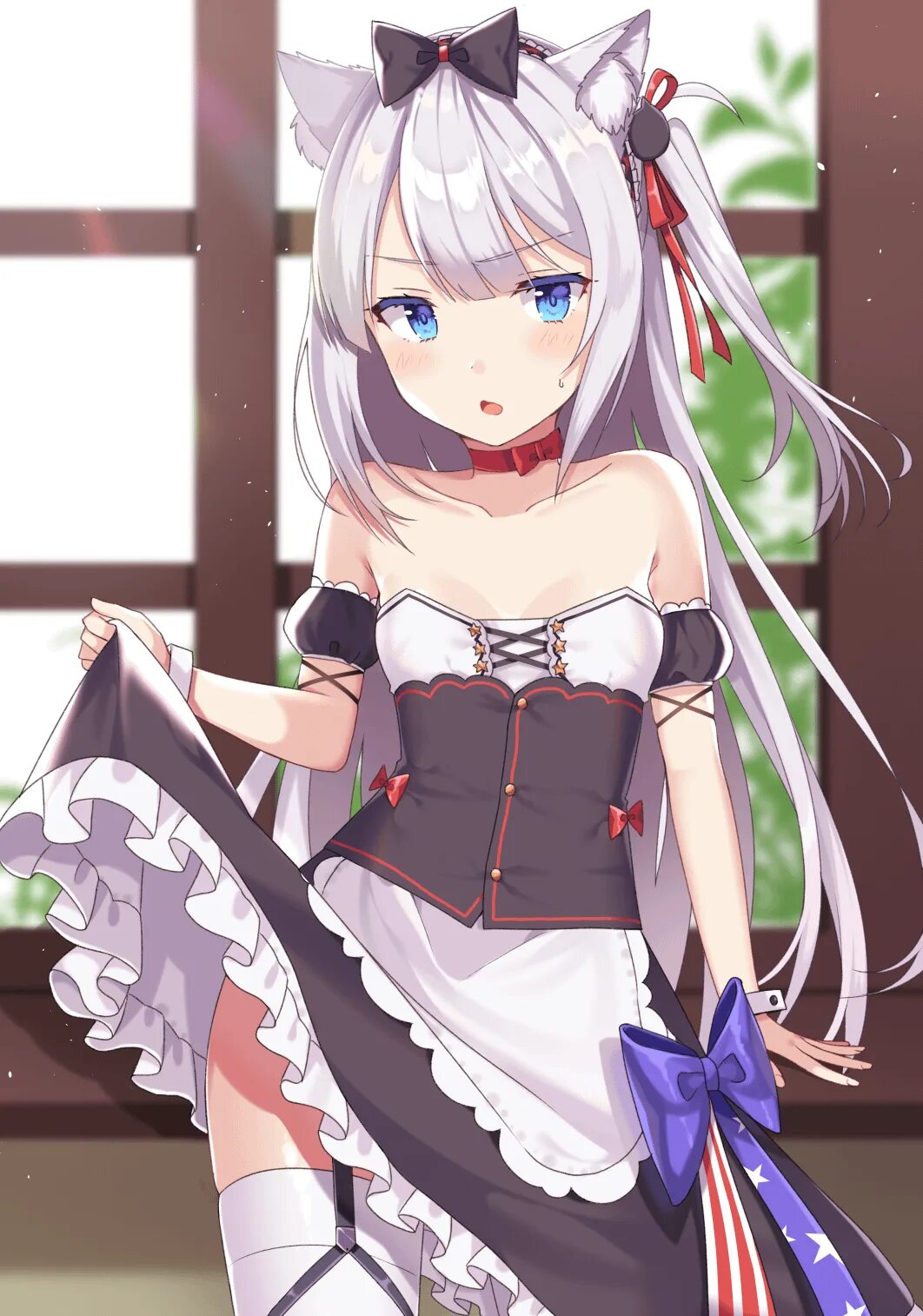 Hammann Azur Lane. Азур Лейн неко. Hammann (Azur Lane) Art горничная. Azur Lane Hammann неко.