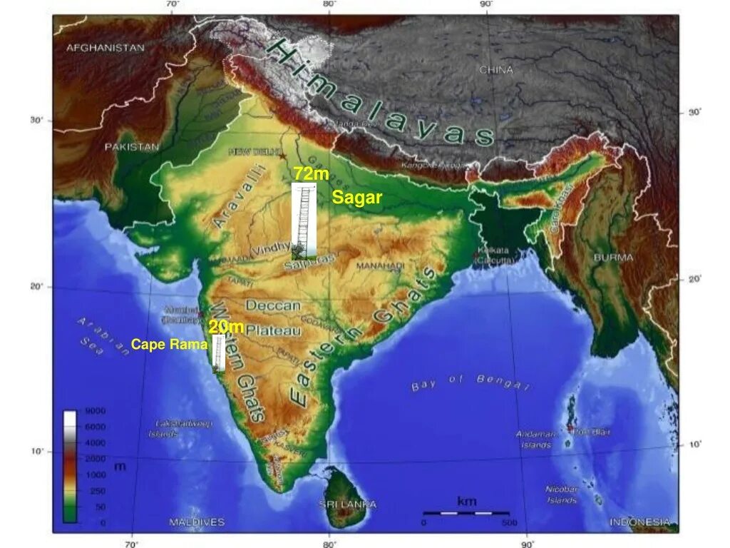 Географическое положение и размеры южной азии. Южная Азия на карте. Географическая карта Южной Азии. Физическая карта Южной Азии. Географическое положение Индии.