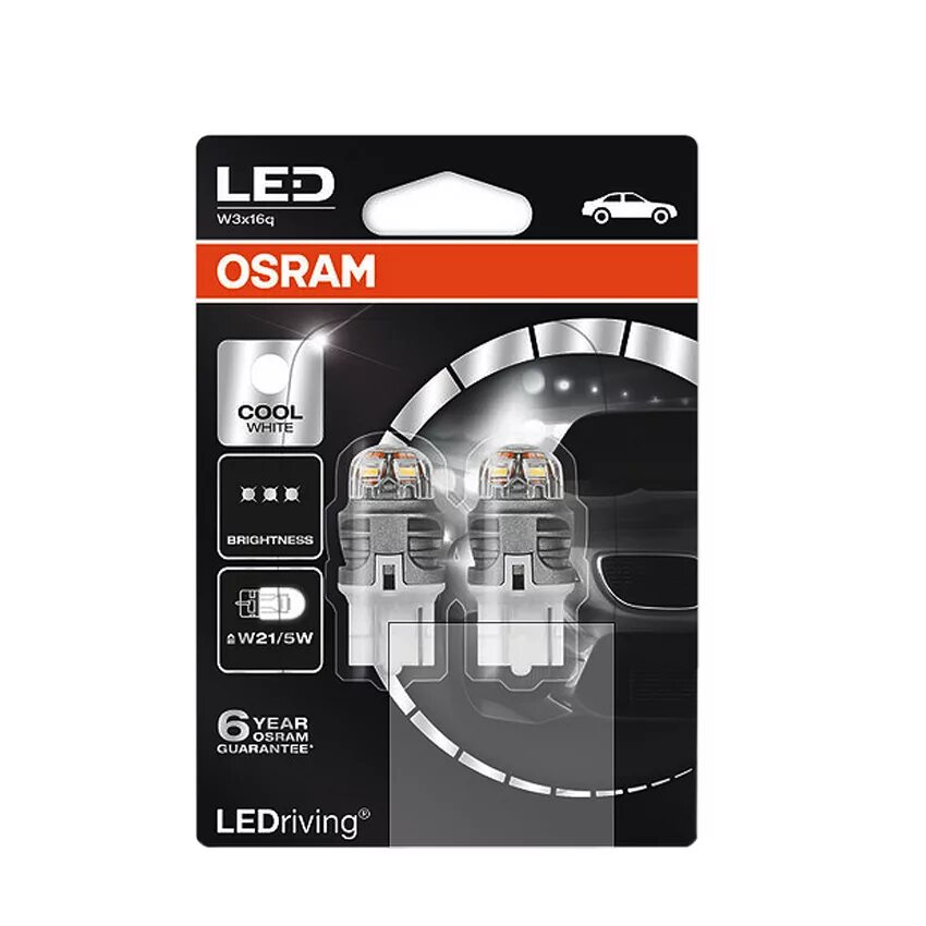 Светодиодная лампа osram ledriving. Osram LEDRIVING — Standard (p21w, 7456cw-02b). W16w led Osram. P21/4w светодиодная Osram. W16w Орсам Осрам светодиодная.