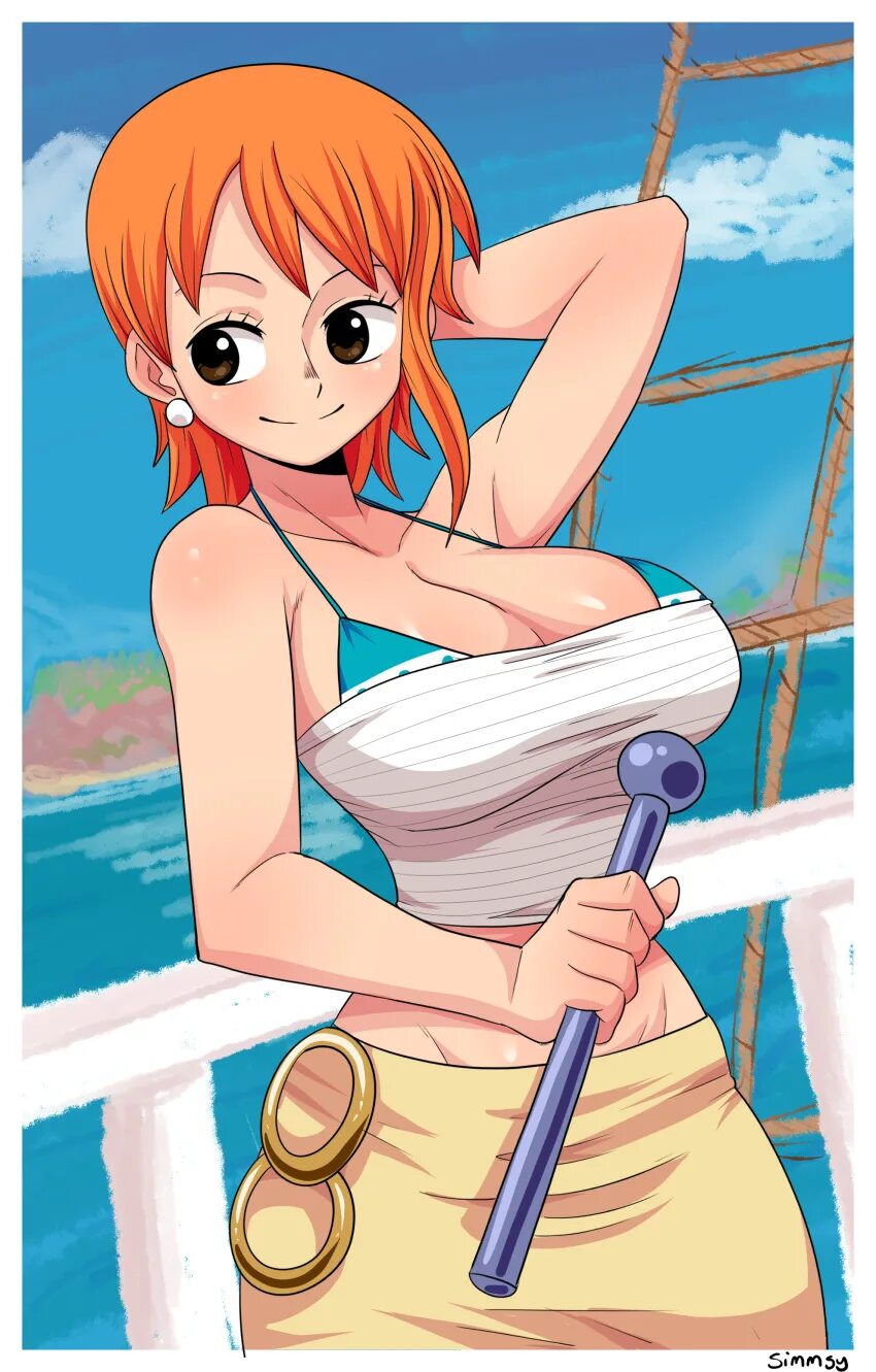 Rule 34 nami. Ван Пис nami. Нами Ван Пис 18. Нами Ван Пис 18 арт. Нами Ван Пис 18 арт Хендай.