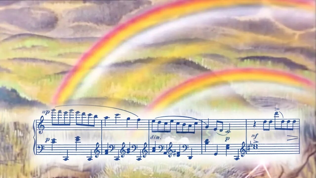 Урок музыкальные пейзажи. Пьеса дождь и Радуга Прокофьев. Музыкальный пейзаж.