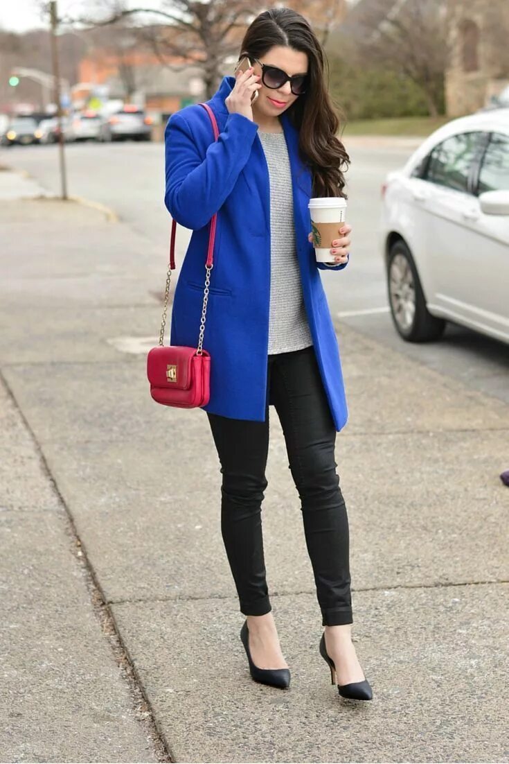 Образ 32. Grey Black Coat with Blue.