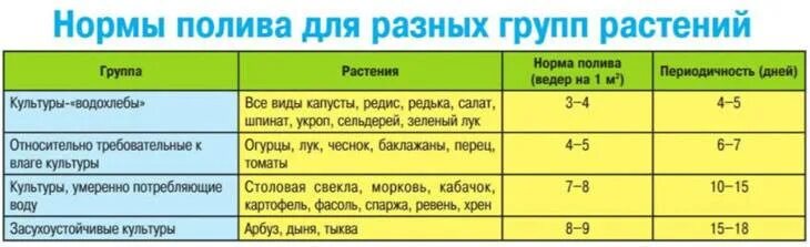 Полив огурцов сколько раз. Таблица полива огородных растений. Норма полива растений при капельном поливе. Нормы полива овощей таблица. Нормы капельного полива овощей.