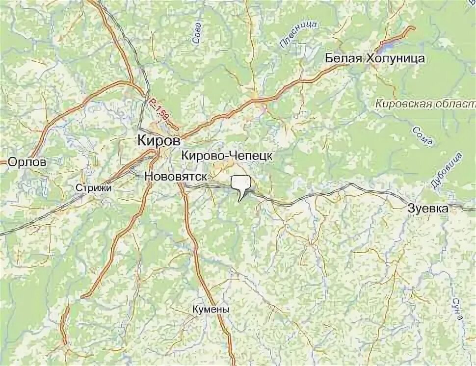 Где находится кирова чепецка