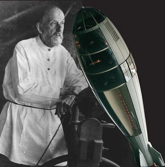 Человек создавший космический корабль. Первая ракета Циолковского. Циолковский 1903. Ракета Циолковского 1903.