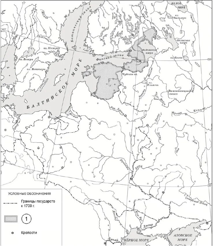 Карты Северной войны ВПР 8 класс.