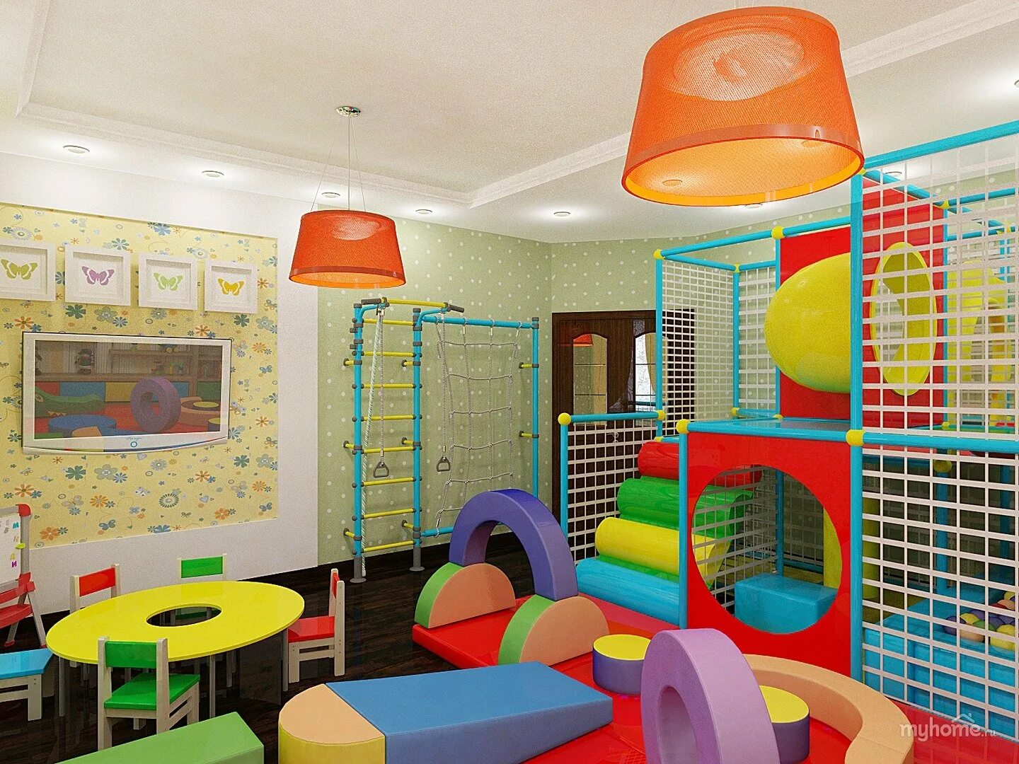 Какая игровая комната. Детская игровая комната. Игровая комната для детей. Интерьер игровой комнаты. Игровая в детской комнате.