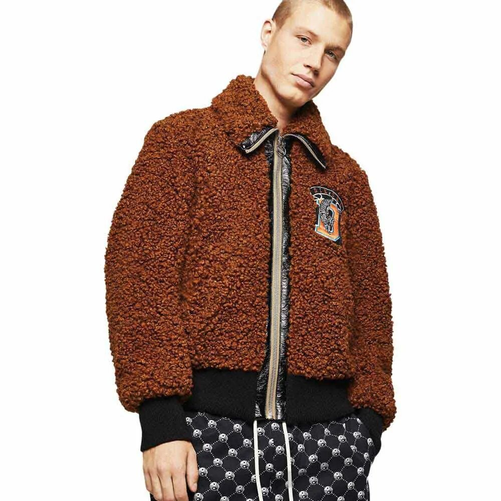 HM Teddy Jacket 2022. Diesel w-Steve Jacket куртка мужская. Плюшевая куртка мужская. Куртка из плюша мужская.