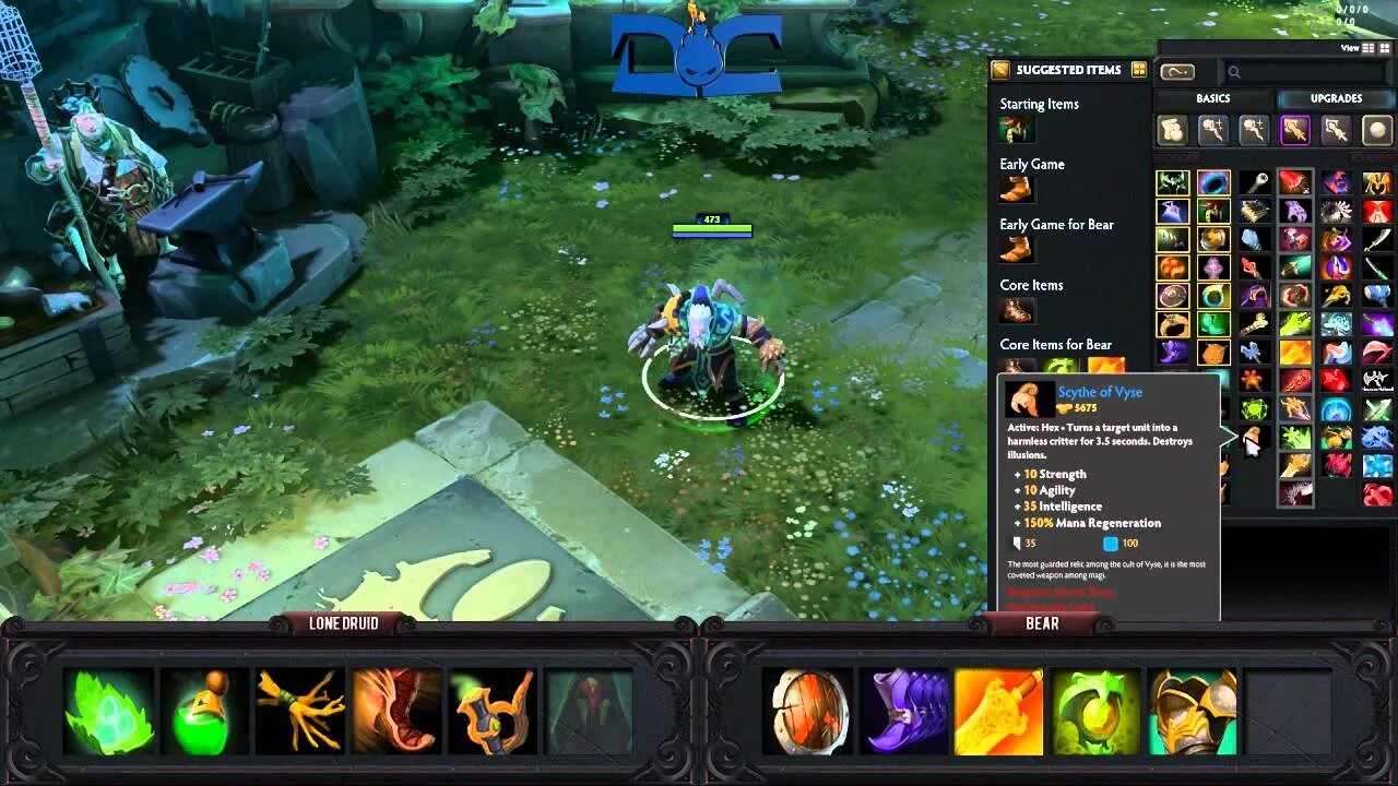 Лон друид в первой доте. Закуп на друида. 3. Фраза друида. Закуп на друида.