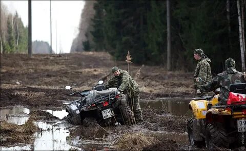 Отстрелы на квадроцикле