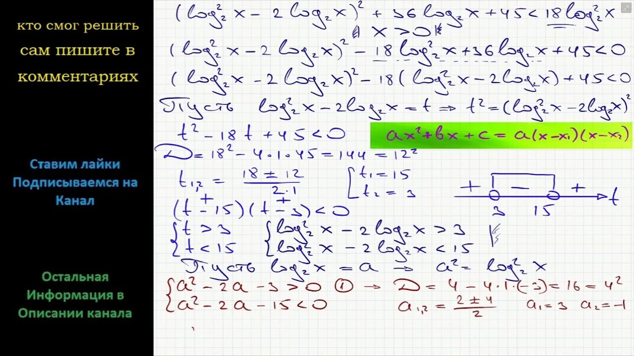 Решите неравенство log2(x2-x-2)_>2. Решить неравенство log2x-2. Log2 2x 2log2x 2 36log2x 45. ( −  ) 2 2 2 2 2 2 2 Log 2log +36log +45 18log x x x x ;.