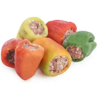 Перец фаршированный на заморозку с мясом