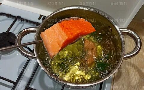 Готовить форель на пару