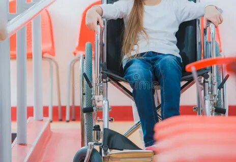 Disabled girl