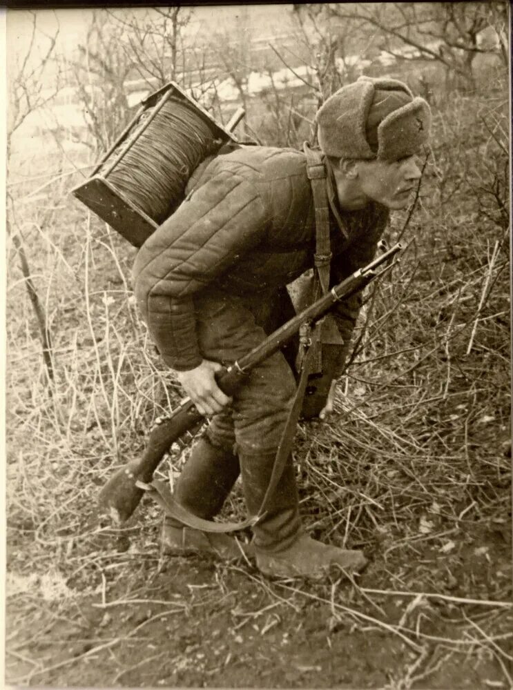 Связь во время великой отечественной. Катушка связиста РККА 1941. Связисты Великой Отечественной войны. Связисты на войне 1941-1945. Катушка связиста ВОВ.