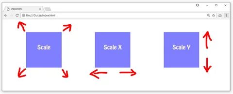 Html css scale