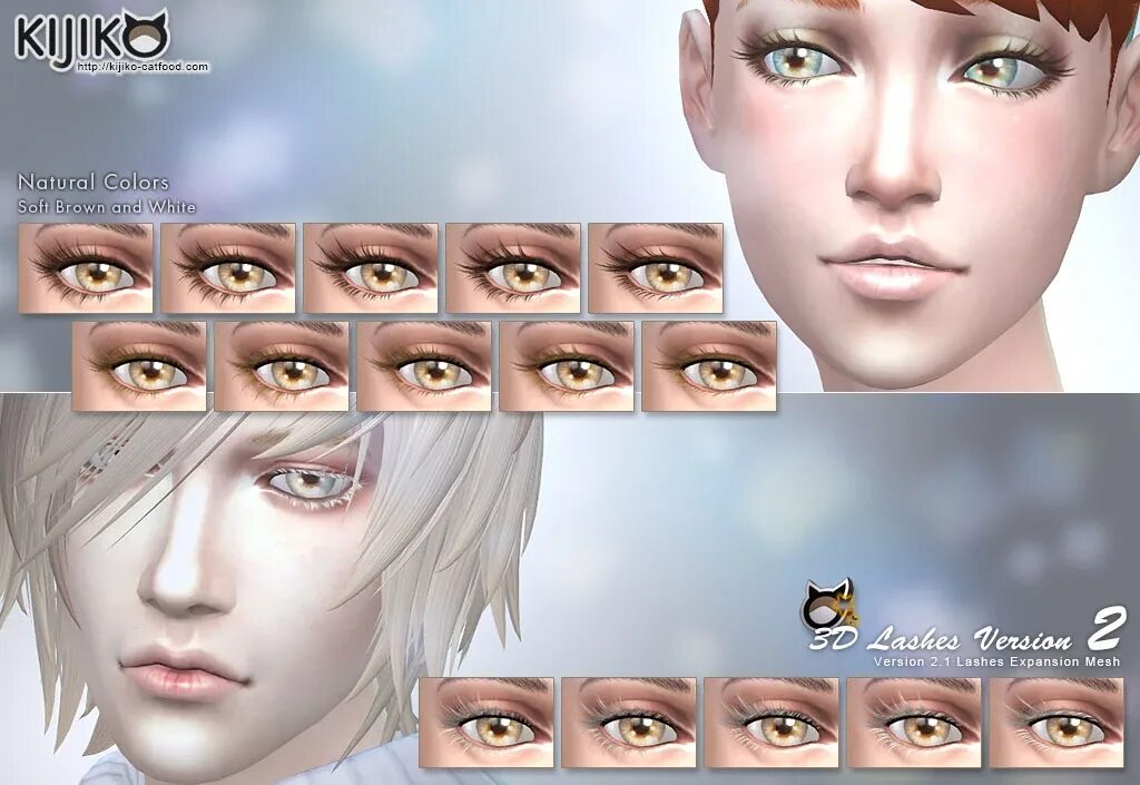 Sims eyelashes