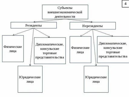 Лица осуществляющие внешнеэкономическую деятельность