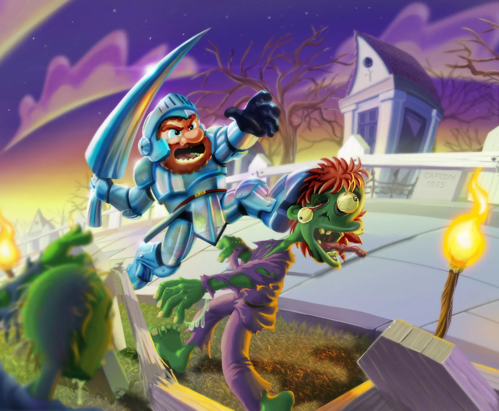 Ghosts n goblins. Ghost n goblins art. ghosts &#039;n goblins фан арт. ghost n goblins обои на рабочий стол. ghost&#039;s and goblins horni.