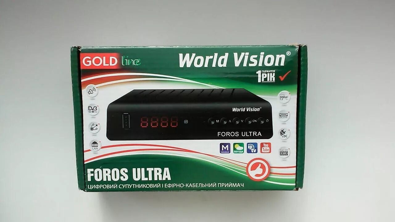 World Vision foros Ultra t2/s2. World Vision foros Combo t2/s2. World Vision t2mi foros Combo. Ultra t.