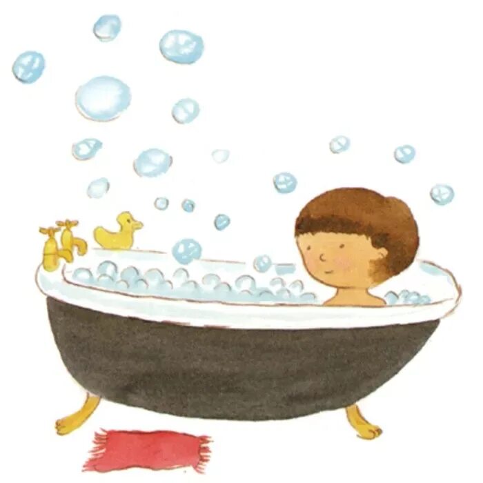 He has a bath. Ванна иллюстрация. Ванна нарисованная. Ванна иллюстрация для детей. Ванна картина для детей.