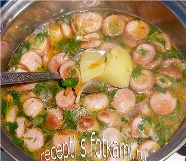 Рецепт супа с сосисками
