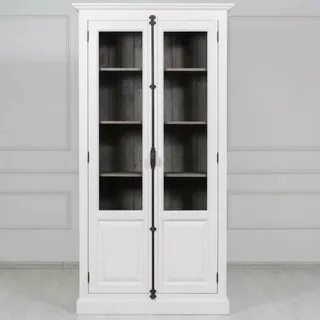Шкаф для книг белый